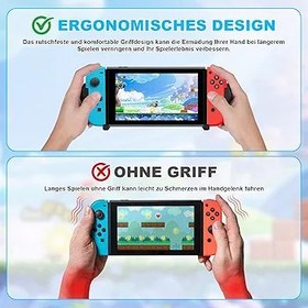 Resim TOPCHANCES Nintendo Switch 2 kontrol cihazı için sap hafif ve pratiktir, 5 oyun kartı yuvası, konforlu sap ve ergonomik sap aksesuarı ile 
