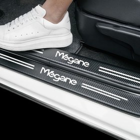 Resim for Renault Megane 2 & 3 Aksesuarları için CAR Kapı Eşik Koruyucu, Çizilmez Şeritli Karşılama Pedalı Kapağı, Araç Eşik Koruyucusu, Zarif Araba Aksesuarı, Çizik Önleyici Kenar Koruma 