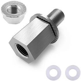 Resim Römork Bağlantı Vidası Bisiklet Ağır Hizmet Römork Bağlantı Adaptörü Bisiklet Römork Malzemeleri Gümüş 