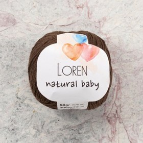 Resim Loren Natural Baby Kahverengi El Örgü İpi - R035 - 33941 