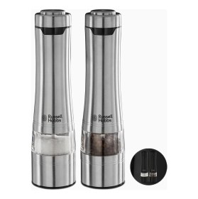 Resim Russell Hobbs Elektrikli Tuz ve Karabiber Öğütücü Seti, Baharat Değirmenleri, Paslanmaz Çelik, Seram 
