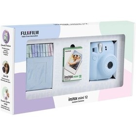 Resim Fujifilm Instax Mini 12 Fotoğraf Makinesi + 10'lu Film + Mandal 