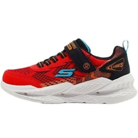Resim Skechers Meteor Lights 2 0 Erkek Çocuk Kırmızı Günlük Ayakkabı 