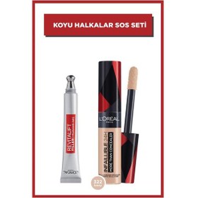 Resim Revitalift Filler Dolgunlaştırıcı Göz Kremi & Infaillible 24h Tüm Yüze Uygulanabilir Kapatıcı 322 pktrvtlftgzkrminfkptc-9175 