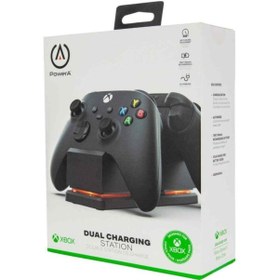Resim Powera Xbox Series X | S One şarj istasyonu Dock Lisanslı Siyah 