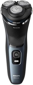Resim Philips 3000 Serisi Tıraş Makinesi, Islak ve Kuru Kullanım, 5D Esnek Başlık, PowerCut Bıçaklar, Hassas Ciltler İçin, S3144/00 