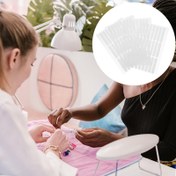 Resim 300 adet/10 yaprak tırnak sergi bandı, tırnak bandı, tırnak etiketleri için tırnak sergi bandı, çift taraflı bant, DIY tırnak sergi tasarımı için kullanılır, ayak, el ve tırnak bakımı için araçlar ve aksesuarlar 