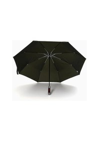 Resim Parachase Premium Ahşap Kavrama Büyük Boy Otomatik 3 Kademeli Şemsiye 3262 Siyah 
