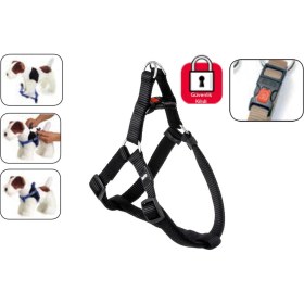 Resim Karlıe Kilitli Göğüs Tasma M 40-70 Cm Siyah Çok Renkli 