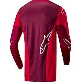 Resim Alpinestars Racer Hoen Kros Motor Jerseyi Kırmızı 