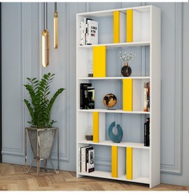 Resim Variant Variant Lima Kitaplık - Beyaz / Sarı 