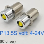 Resim Xiyu Shop 2 Adet Lot Tarzı P13.5S 4-24V LED P13.5S E10 3W 3V 4.5V 6V 18V 24V LED Lamba Ampul El Feneri Değiştirme Ampul Torch Acil Durum Ampulleri Çalışma CD Hücreleri (Yurt Dışından) 