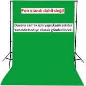 Resim Chromakey Greenbox Ürün Çekimi İçin 300 x 300 CM Yeşil Fon Perde 