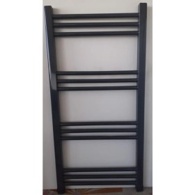 Resim Şimaş Havlupan Şimaş 500X1000 Siyah Havlupan + 2 Adet Radyatör Vanası Mat Siyah 