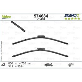 Resim Valeo 574684 Silecek Süpürgesi Sılencıo X-trm Flat Blade Vm484×2 800 - 750 Mm C 