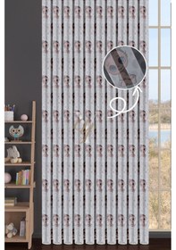 Resim Baskılı Kurşunlu Grek Tül Perde Çocuk Bebek Çok Renkli 