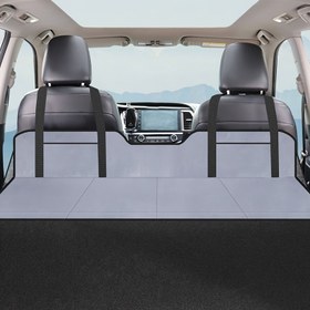 Resim Yükseltilmiş Katlanabilir SUV Yatağı, Şişirilmez Araba Yatağı, Araba Kamp Yatağı Arka Koltuk, SUV Hava Yatağı Araba Yatağı Kamp Arka Koltuk Uzatıcı, Sedanlar, Orta/Büyük SUV'lar, Kamyonlar için Seyahat Yatağı 