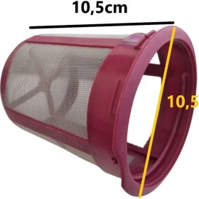 Resim Universal Demlik Süzgeç 10,5 cm Bordo Uyumlu 