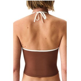 Resim Penti Açık Kahverengi Fiona Tankini Bikini Üstü Br30 