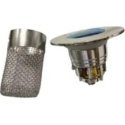 Resim Globalbloom Paslanmaz Çelik Anti Koku Süzgeçli Silvery Lavabo Pöpüsü - Korozyon Dirençli 