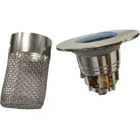 Resim Globalbloom Paslanmaz Çelik Anti Koku Süzgeçli Silvery Lavabo Pöpüsü - Korozyon Dirençli 