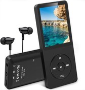 Resim AGPTEK Taşınabilir MP3 Çalar 8GB, 1,8" Ekran, 70 Saat Çalma, Kulaklık İle Birlikte, Resim, 64 GB Uyumlu 