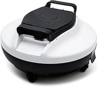 Resim Pool Vacuum Robot with Self-Parking Technology, Cordless Robotic Pool Cleaner, Automatic Pool Vacuum Robot, Lightweight 