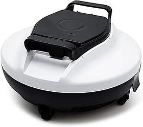 Resim Pool Vacuum Robot with Self-Parking Technology, Cordless Robotic Pool Cleaner, Automatic Pool Vacuum Robot, Lightweight 