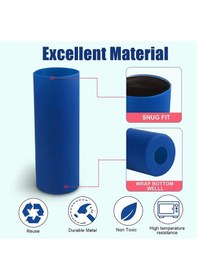 Resim Süblimasyon Boşlukları Silikon Bantlar Süblimasyon Bardakları İçin Kol Seti 20 Oz Skinny, Fırında Kağıt Yerine Sarar 