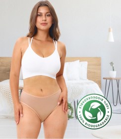 Resim Alya Underwear Kadın Külot, Lyocell Kumaş Külot, Ter Emici Rahat Ve Dayanıklı Kadın İç Çamaşırı, Liyosel Slip Çok Renkli P02 