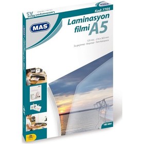 Resim Mas Laminasyon Filmi A5 Şeffaf 