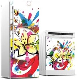 Resim Buzdolabı Ve Bulaşık Makinesi Takım Sticker 0206 