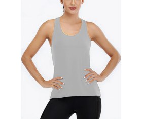 Resim Ghassy Co. Kadın Cross Running Çapraz Sırtı Açık Antrenman Yoga Spor Atlet Tank Tops 1782 