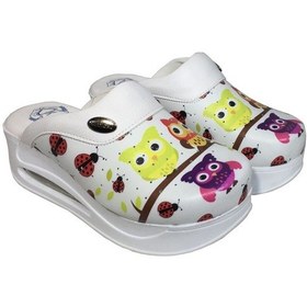 Resim Hipokrat Air Havalı Taban Tam Ortopedik Baykuşlu Sabo Terlik Çok Renkli 