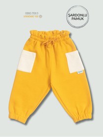 Resim Zuppers Bebek Cepli Kalın Pamuklu Jogger Pantolon - Hardal 