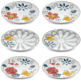 Resim The Mia Fiore Pasta Tabağı 6 Kişilik 