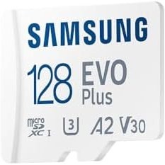 Resim Samsung EVO Plus microSD Hafıza Kartı (2024) (SD Adaptör Dahil) - 128 GB 