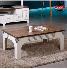 Resim Gazel Orta Sehpa Beyaz/ Dikdörtgen Orta Sehpa 