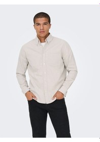 Resim Onsgaton Reg Ls Shırt 0360 Frml Erkek Gri Gömlek - 22034511 Gri 