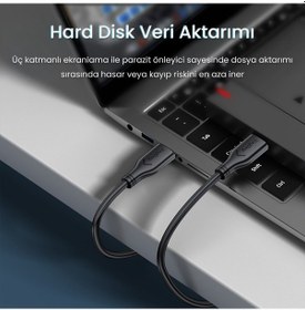 Resim Veggieg Usb-a Male To Male Uzatma Usb 3.0 Kablo 1.5 Metre 