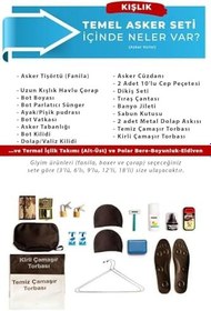 Resim 9'lu Havacı Kışlık Temel Asker Paketi - Bedelli Kışlık Bedelli Askerlik Seti 