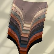 Resim 11'li Dikişsiz Kadın Bikini Külot Seti - Şık Naylon Karışımı, Pürüzlü Kenar, Görünmez, Elde Yıkanabilir, Çeşitli Renklerde 