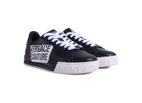 Resim Versace Jeans Couture Siyah - Beyaz Erkek Sneaker Fondo Court 88 Dıs. Skc 