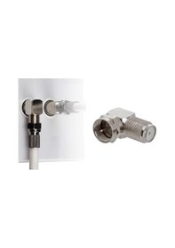 Resim 5 Metre L Tipi 90 Derece F Konnektörlü Hazır Uydu Anten Kablosu 