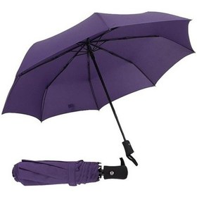 Resim Eleven Market Tam Otomatik Mor Şemsiye Çok Renkli 