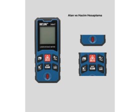 Resim MiraLive Lazer Metre 50 mt Hassas ve Hızlı Ölçüm Özellikli 