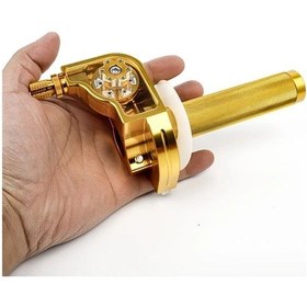Resim Dream011 Honda Kawasaki Suzukı Ktm İçin Cnc Hızlı Twist Gaz Kumandalı Dayanıklı Sarı Motosipet Grip 