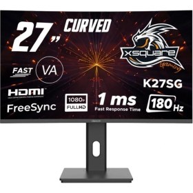 Resim Dexim 27" DMT007 Fhd 180hz 1ms Hdmı+dp K27SG Freesync Adaptive Sync Curved Va Gaming Pivot Monitör 