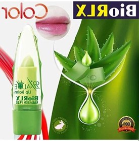 Resim Aloe Vera Renkli Dudak Balsamı, Nemlendirici 