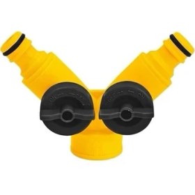 Resim Lidyahan Store 2 Çıkışlı Musluk Bağlantı Adaptörü, Dış Mekan Koşullarına Dayanıklı, Aynı Anda Iki Hortumu Bağlama, Bahçe Sulama, Çim ve Bitki Bakımı, Araç Yıkama, Dış Mekan Temizlik Işleri 